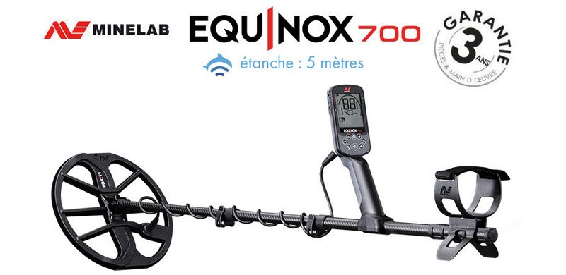 détecteur grande profondeur Minelab Equinox 700